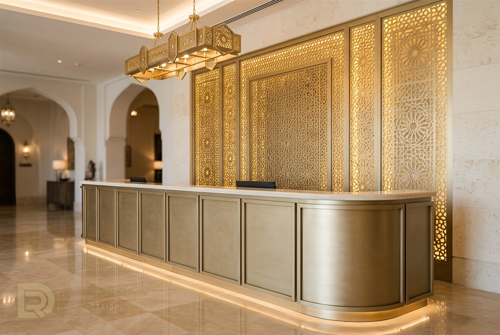 Five-Star Hotel &mdash; Champagne Gold &mdash; Reception