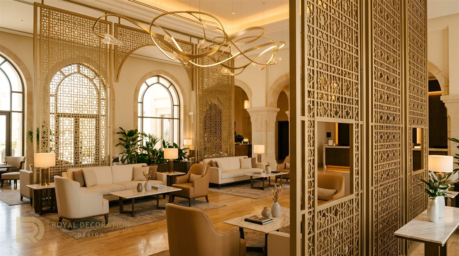 Five-Star Hotel &mdash; Champagne Gold &mdash; Lobby lounge