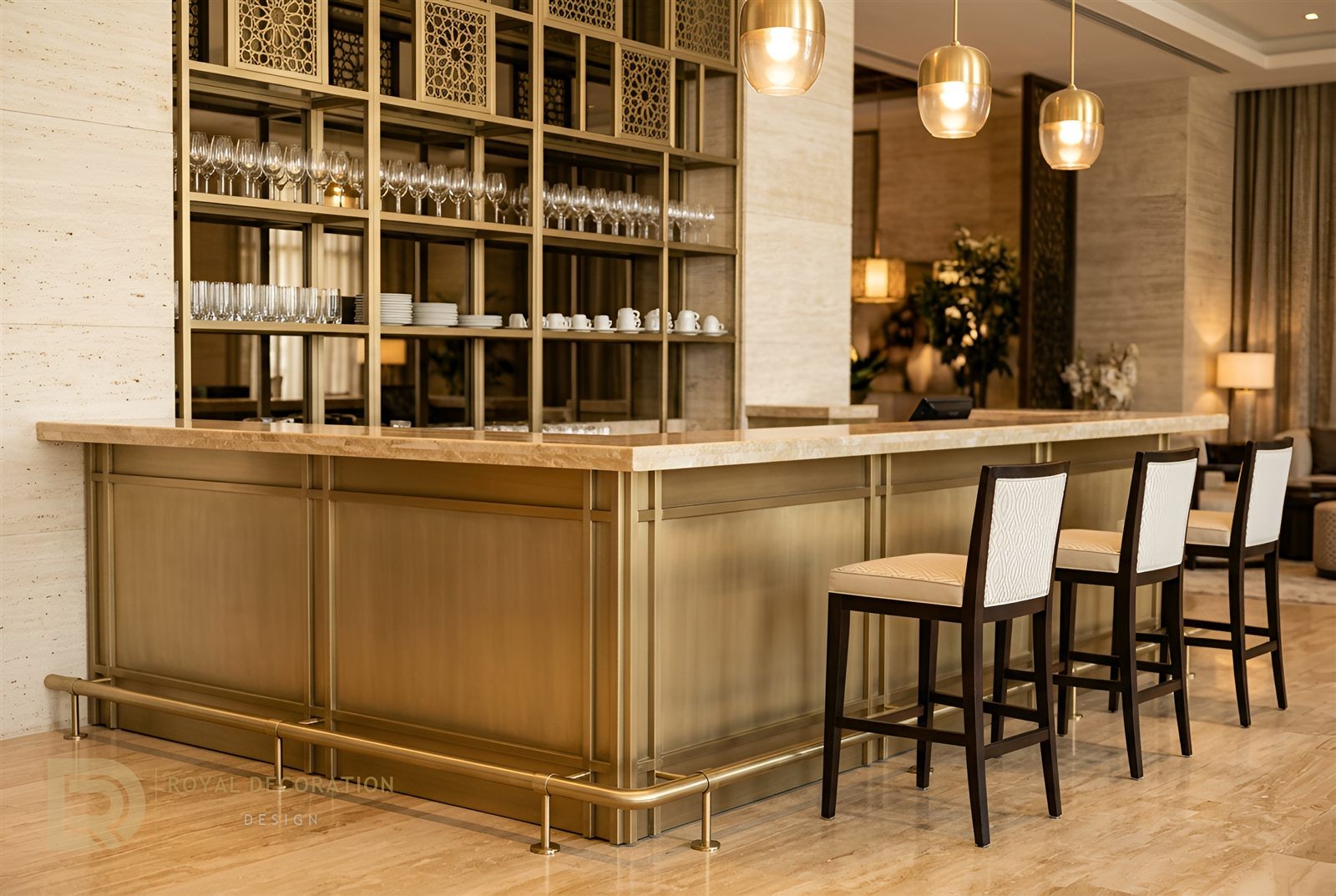 Five-Star Hotel &mdash; Champagne Gold &mdash; Caf&eacute; counter