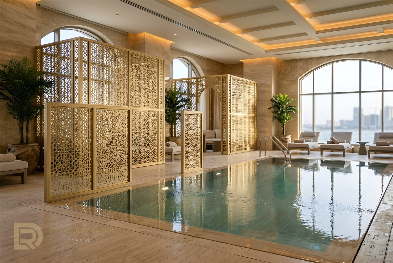 Five-Star Hotel &mdash; Champagne Gold &mdash; Spa & pool