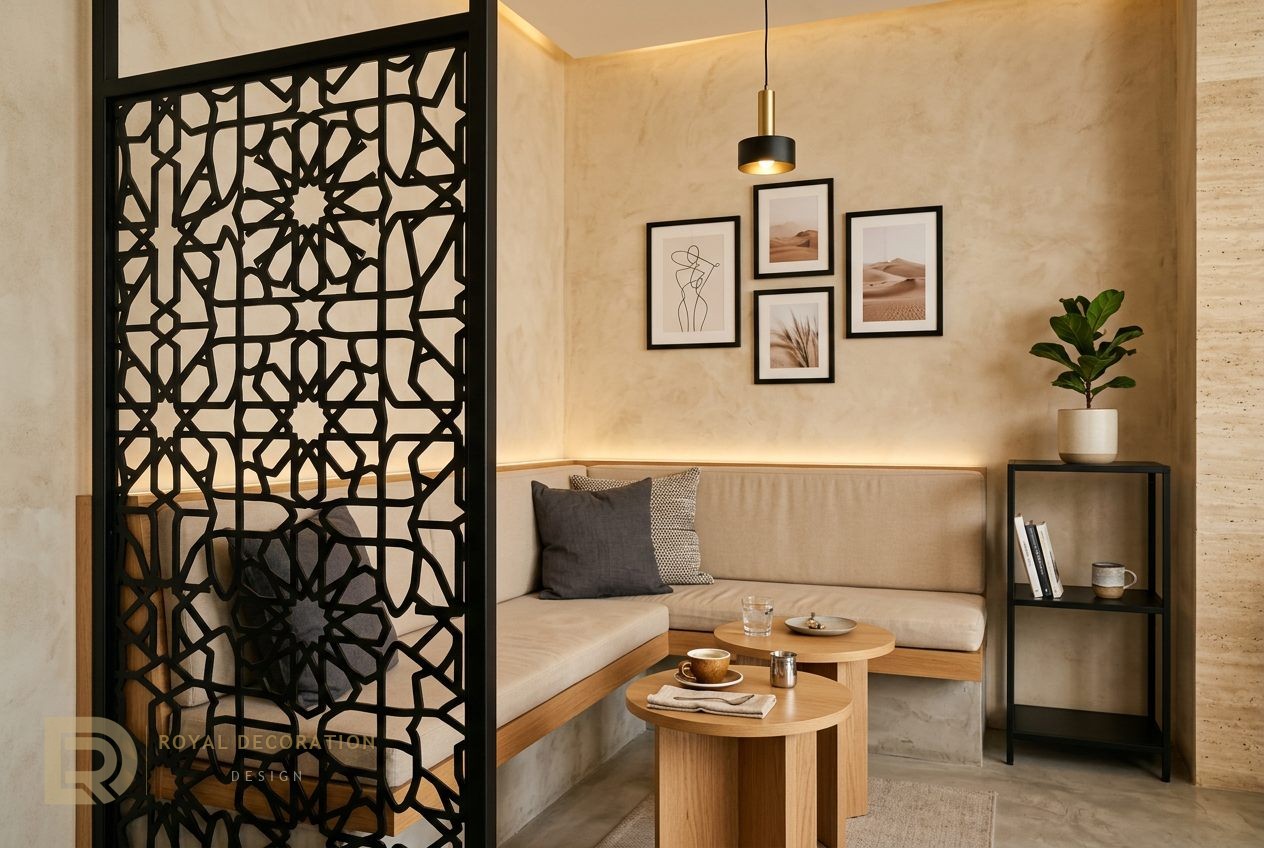 Jeddah cafe seating divider