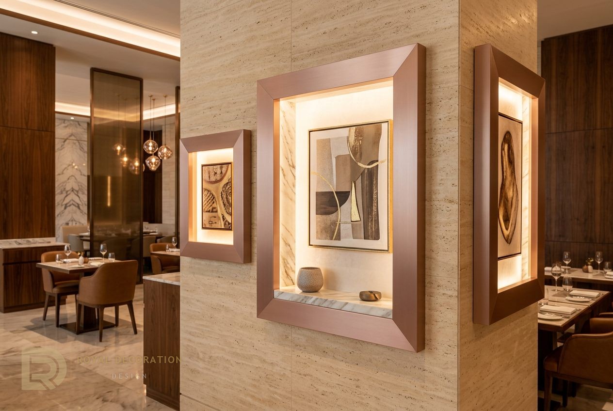 Jeddah restaurant rose gold frames