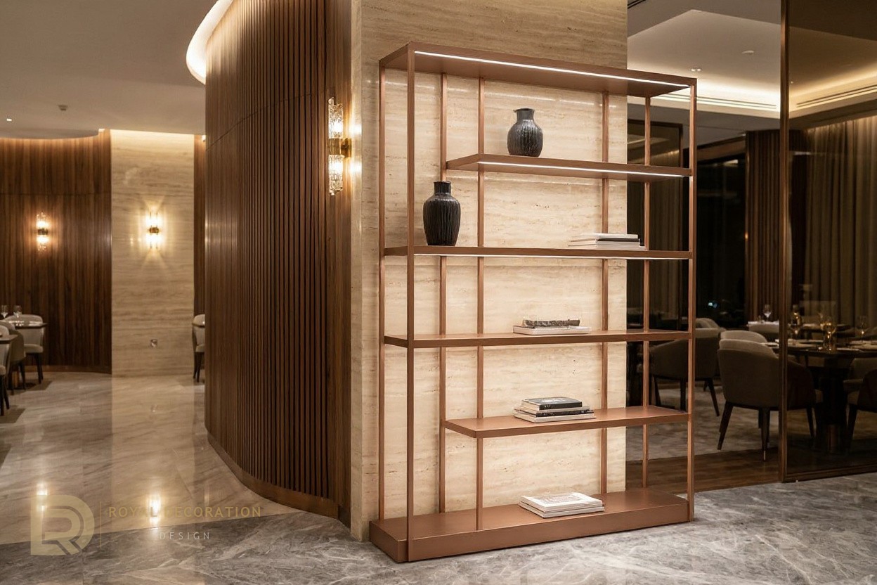 Jeddah restaurant rose gold stands