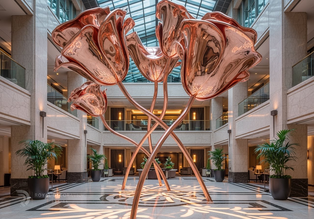 Royal Decoration art-rose, luxury hotel