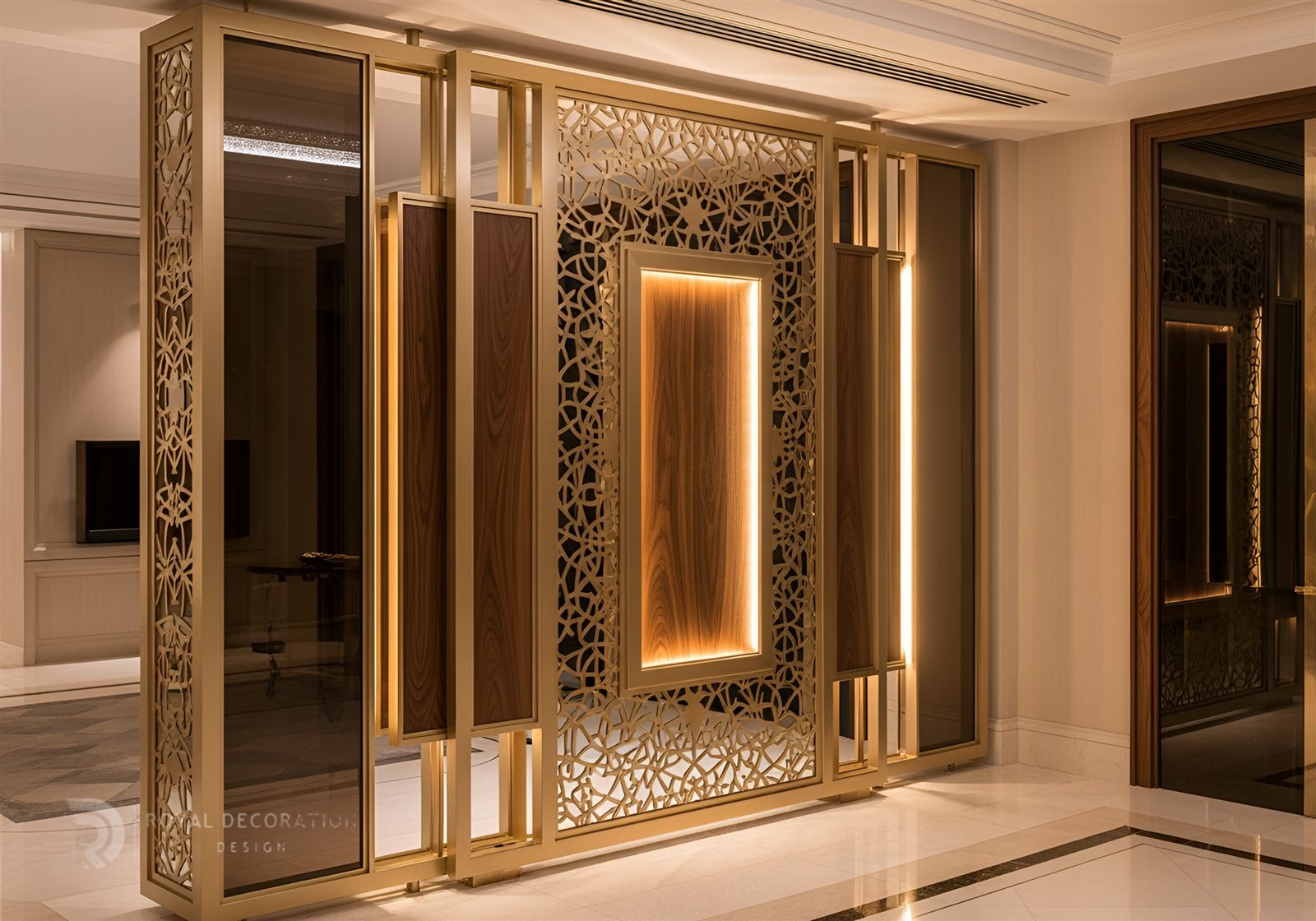 Royal Decoration composite-gold, luxury hotel