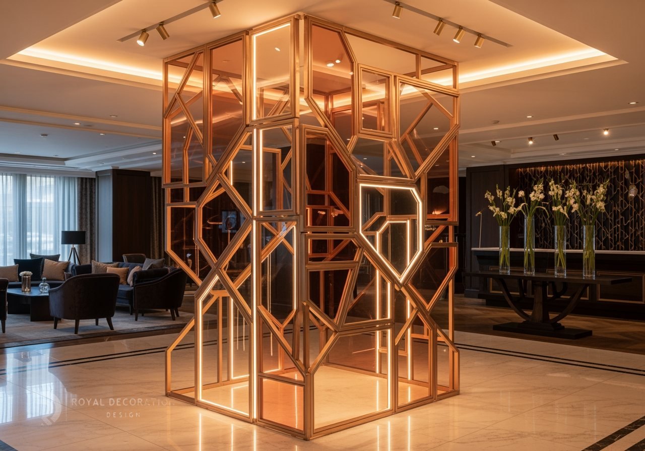 Royal Decoration composite-rose, luxury hotel