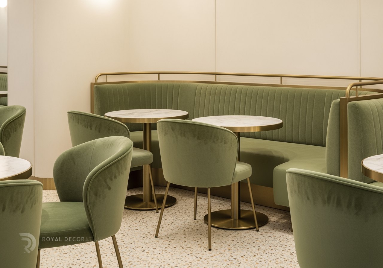 Hospitality — Café interior & feature metal