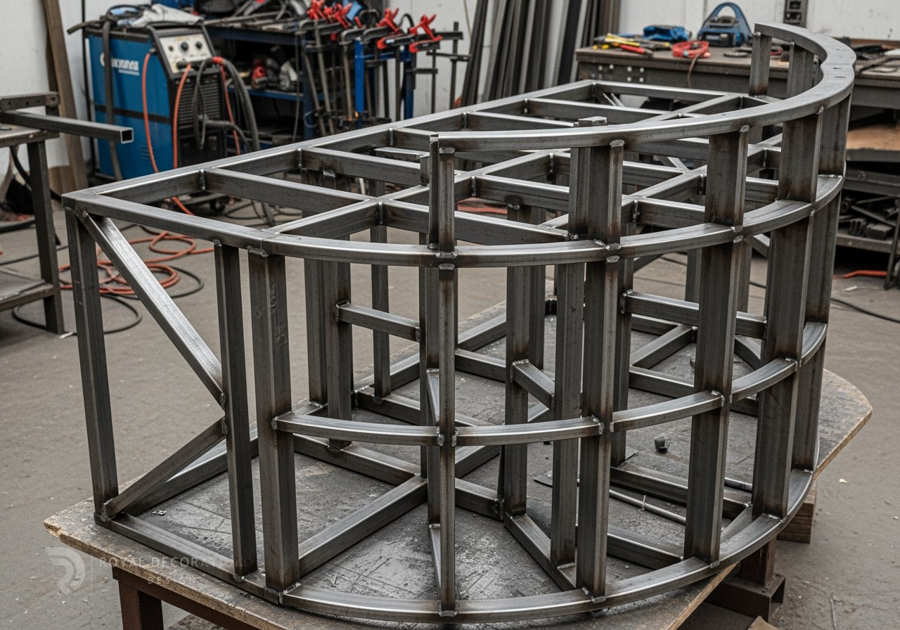 Fabrication — Stainless structure, in-house